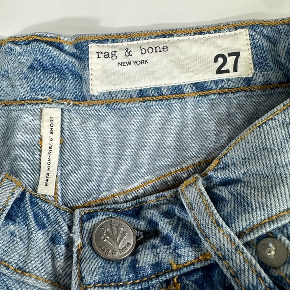 NWT Rag & Bone Maya High-Rise Denim Shorts
6" High Waist Raw Hem - Size 27 - Picture 4 of 14